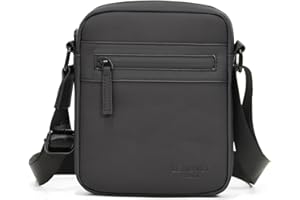 Lemuvlt Small/Medium Crossbody bag for men shoulder bag mens purse satchel leather messenger bag gift man