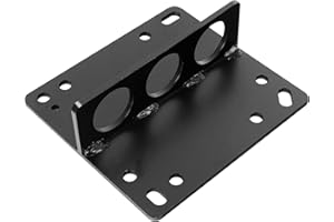 TNCZHYLX Engine Stand, Engine Lift Plate, Engine Lifting Plate Bracket Motor Engine Lifting Bracket Carb Carburetor Hoist Sbc BBC Fit for Chevy Ford (Black)