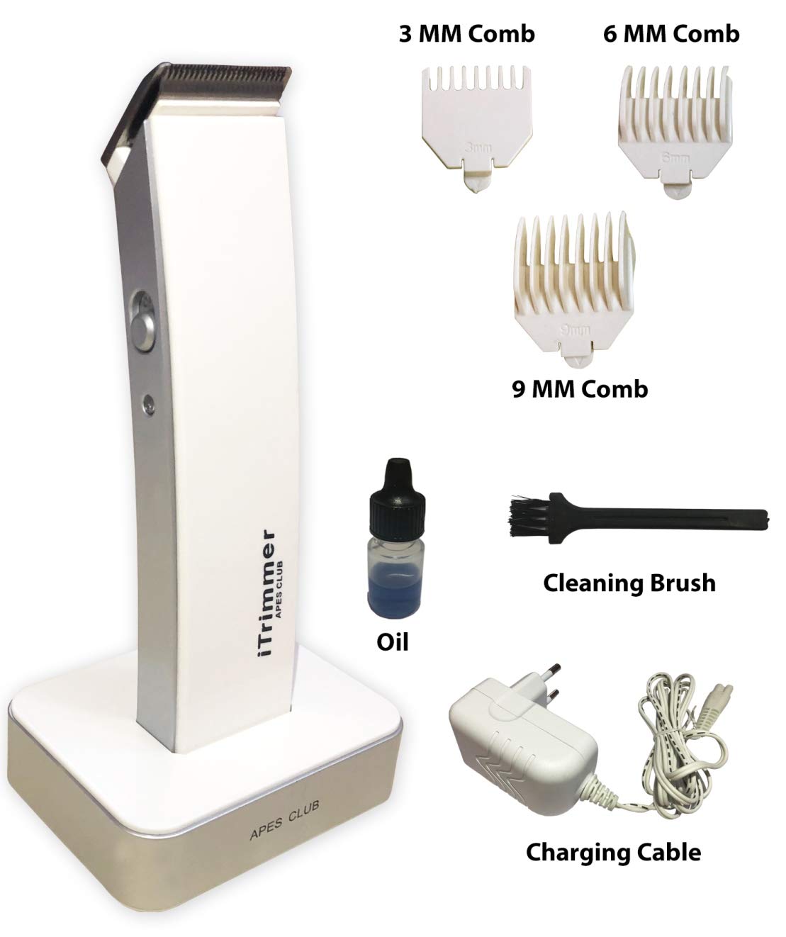 size 3 trimmer in mm