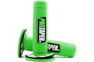 ROMLCBIZ 7/8" Motorcycle Hand Grips Handle Bar for Dirt Bike/Pit Bike Used Rubber Bar End Thruster Grip Handlebar Grips Throttle for Motorcycle Racing