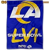 Los Angeles Rams Super Bowl LVI NFC Champions House Banner Flag
