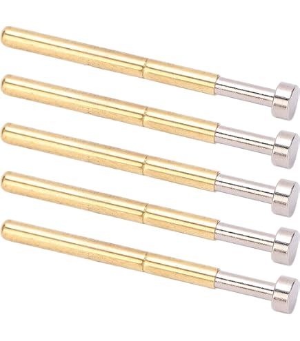 Uxcell P100J Spherical Tip Spring Loaded Test Probe Pins – 33mm Length, 100Pcs, For PCB Testing & Electronics - View #5