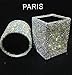 TISHAA Bling Cup Holder Organizer – Pen Pencil Office Desk Table Decorative Supplies Rhinestone Crystal Glitter Home Bedroom Vanity Makeup Brush Storage Tumbler Bins Container Accessories