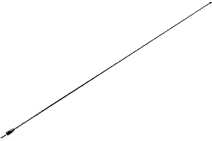 AntennaMastsRus - 27 Inch Black Antenna is Compatible with Jeep Wrangler JK - JL | Gladiator (2007-2024) - Spiral Wind Noise 