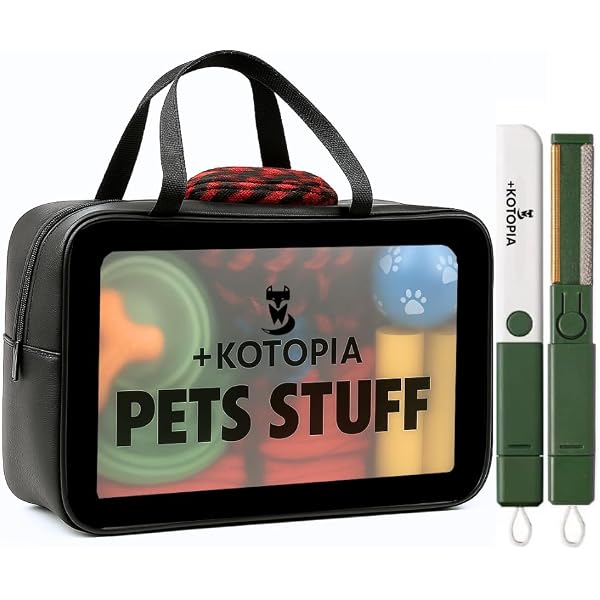 WZMPA Kosmetiktasche – Wasserdichter Canvas, 23x17 Cm, Mit Reißverschluss, Für Hundepflege, Make-up, Reisen