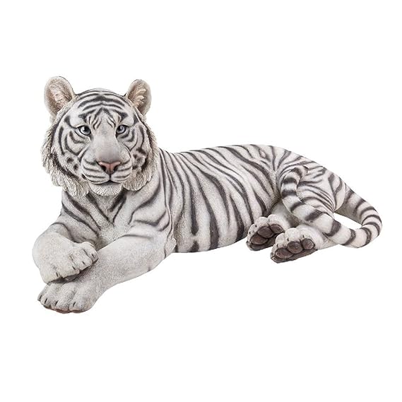 Vivid Arts 69cm White Tiger Garden Ornament XRLWTIGB Amazon.co.uk