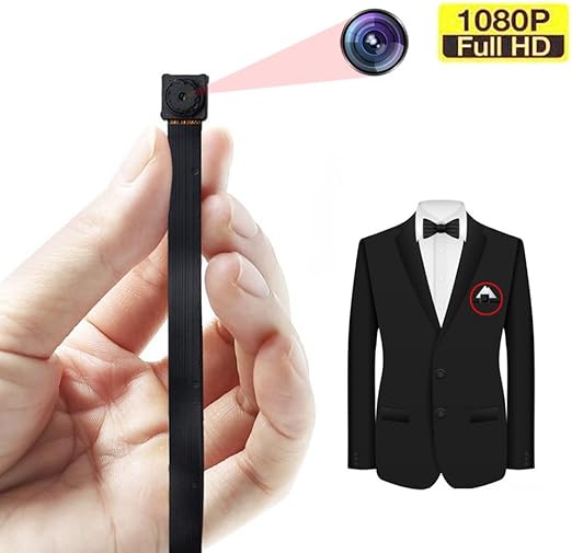 Hilifeone Mini Hidden Spy Camera, Portable Wearable DIY Module Pinhole