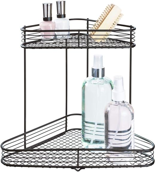 Amazon Com Idesign Vienna Metal Wire Standing Vanity Caddy 2