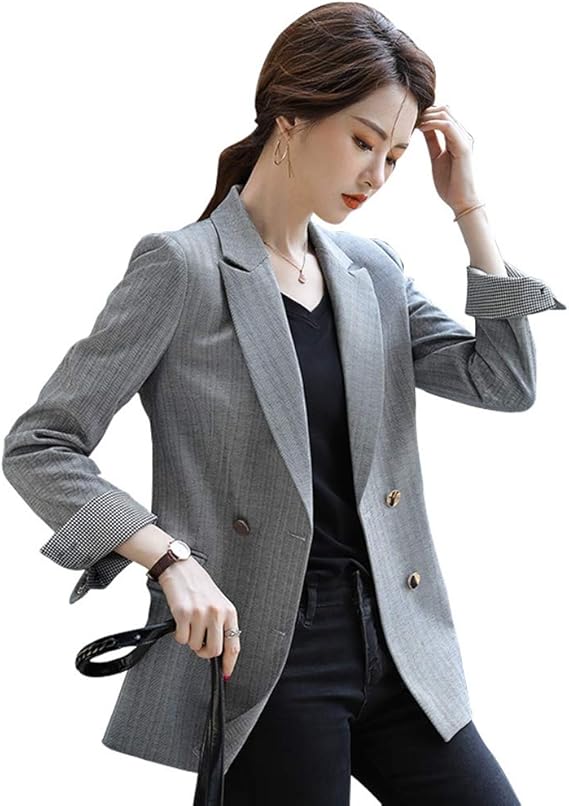 Amazon レディース 洋服 スーツ スカートスーツ フォーマルスーツ スーツ 長袖 ビジネス服 Ol出勤服 おしゃれ 結婚式 スーツ 卒業式 スーツ 大きいサイズ レジャー スリム 春 秋 冬 通勤 事務服 結婚式 スカートスーツ 通販