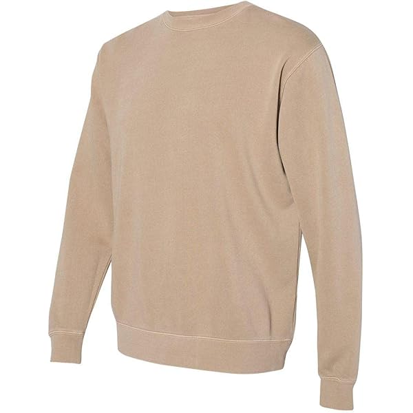 L 新品 ovy Pigment Crew Neck Sweat Independent Trading Co. - Midweight Pigment-Dyed Crewneck