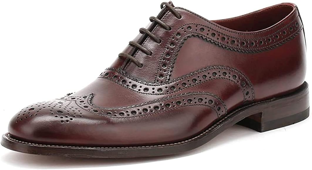burgundy brogues mens
