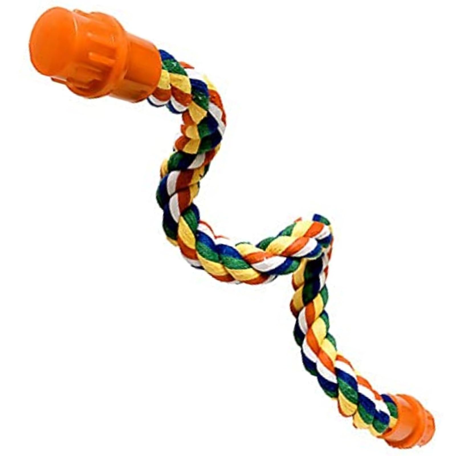 Bird Rope Perches, Bird Spiral Rope Perch, Cotton Parrot Swing Climbing Standing Toys Parrot Cage Toy parrot rope swing