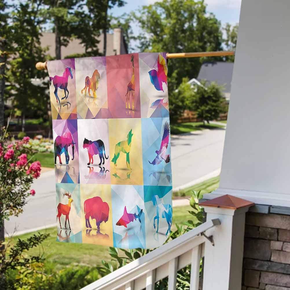 Animal Flags for Outdoor Decoration Spring Summer Yard