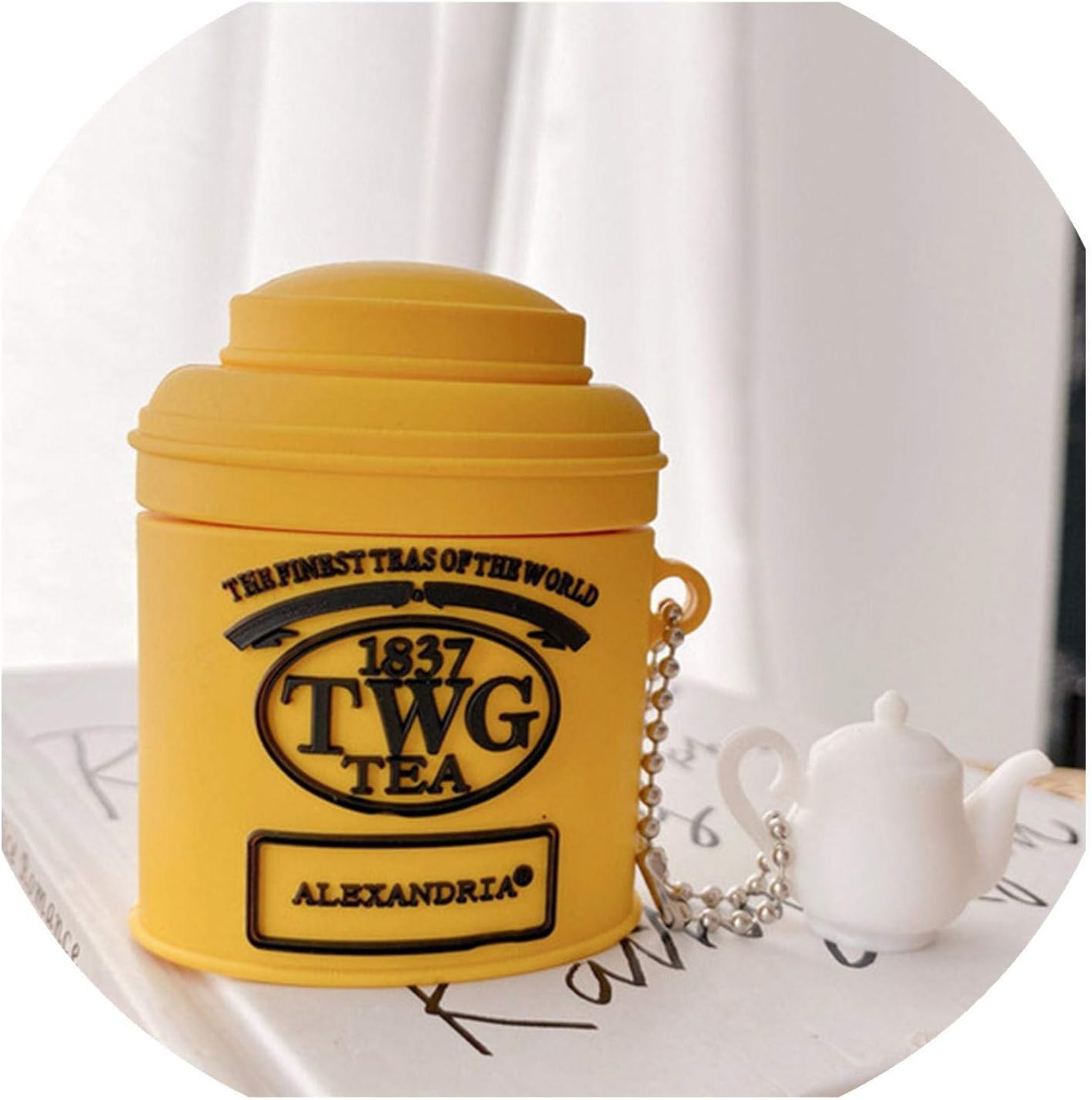 3D Creativity TWG Tea Pot Earphone Case for AirPods 1 2 Pro Case Cover