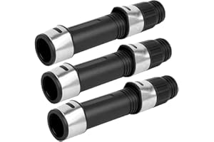 3pcs Reel Seat,Fishing Reel Seat,Spinning Fishing Rod Reel Seat,Black ACS Corrosion Resistant Fishing Rod Reel Seat for Seawa