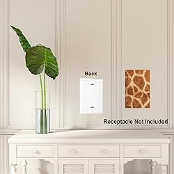 Pznen Light Switch Cover Plate, Giraffe Wild Life