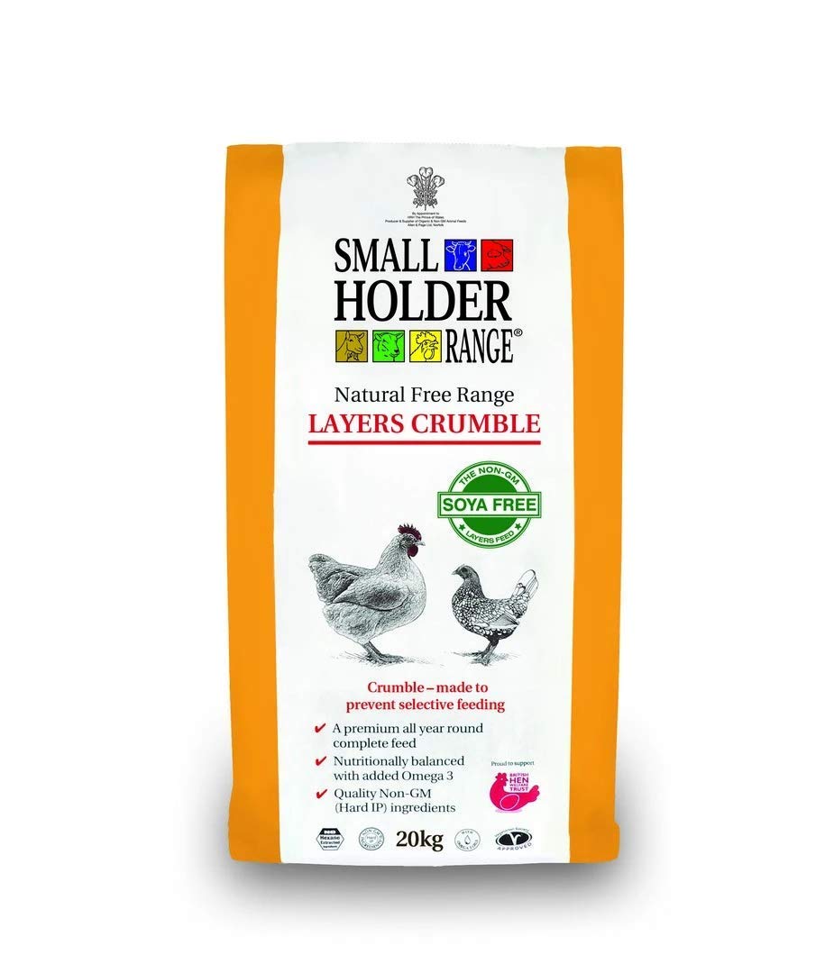 Allen & Page Layers Crumble Complete Poultry Feed, 20 kg