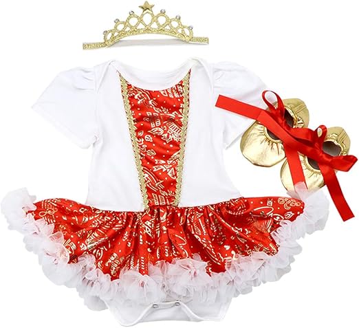 tiny baby christmas dress