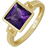Bony Levy 14K Yellow Gold Amethyst Color Trend Ring