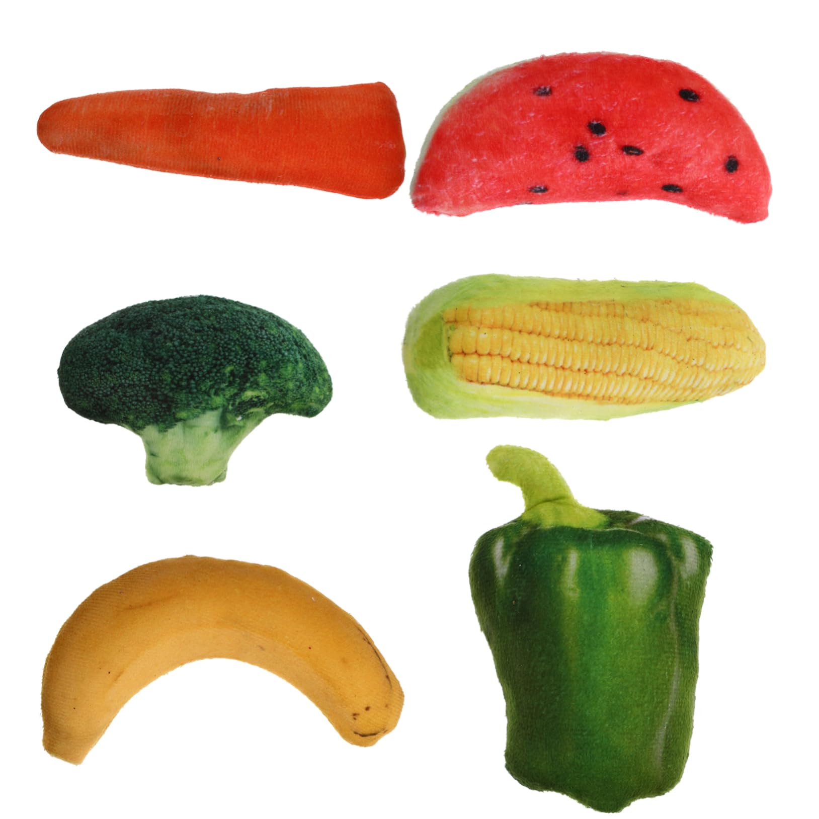 Milisten Catnip Toys for Kittens 6Pcs Simulated Vegetable and Fruit Interactive Playthings Safe Chew Pet Toys for Cat Entertainment and Stress Relief
