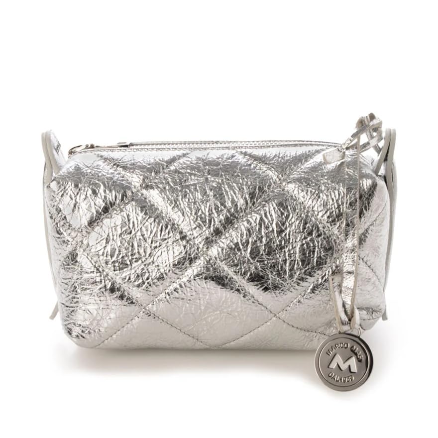 Marco Masi Pochette Body Bag, Quilting, Shoulder Bag, Women's, Made in Italy, Cowhide Leather, Genuine Leather, 3083 Shoulder Bag, 2-Way