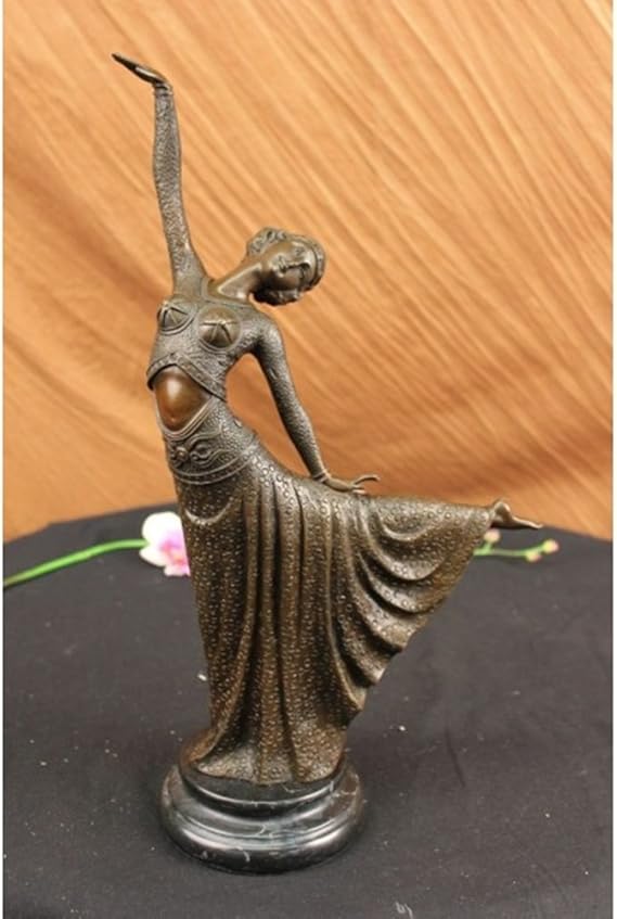ART DECO REPRODUCTION CHIPARUS BRONZE SCULPTURE STATUE Amazon.co.uk