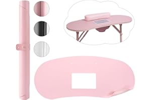 Wilfniee (MAT ONLY) Nail Desk Protector Mat - Soft Microfiber Leather Manicure Table Cover Protector for Nail Tech Salon Home（35.4 x 14.6 inch, Pink
