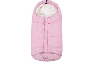 Universal Baby Stroller Sleeping Bag Footmuff Sack Winter Outdoor Waterproof Swaddling Blankets (Pink(0-6M))