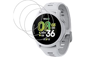 GEJEFA Screen Protector for COROS Pace 4, 3 Pack 9H Hardness Anti-Scratch Tempered Glass Screen Film, Touch Sensitive and Cas