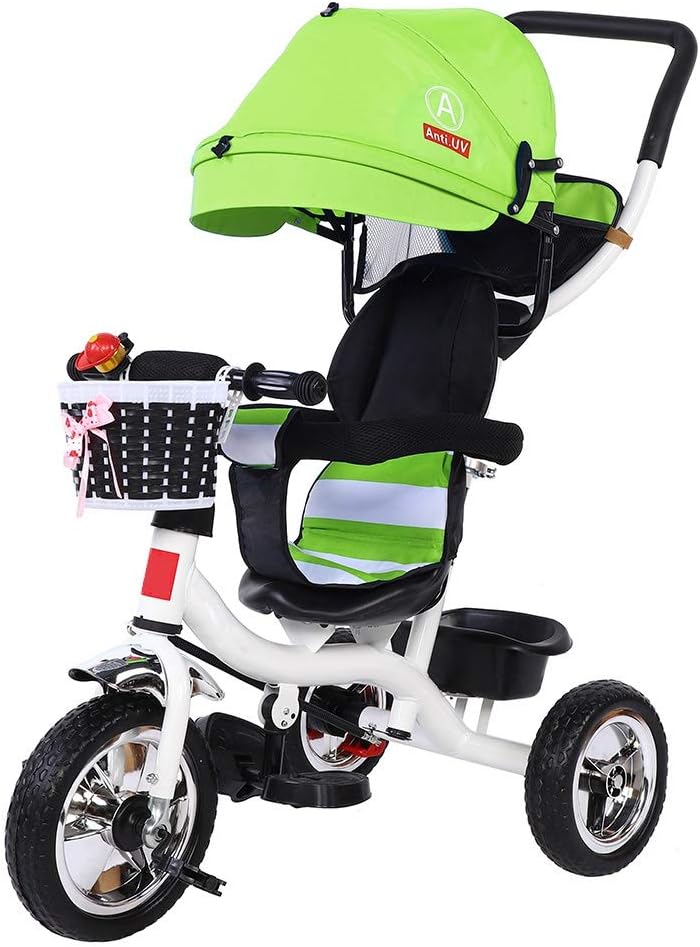 Tricycle Pour Enfants Avec Auvent Et Double Frein De Roue Arriere Mini Velo 3 Roues Pour Enfants Bleu Pour Enfants De Moins De 6 Ans Bebe Puericulture Poussettes Et Landaus Alianzagestion Com