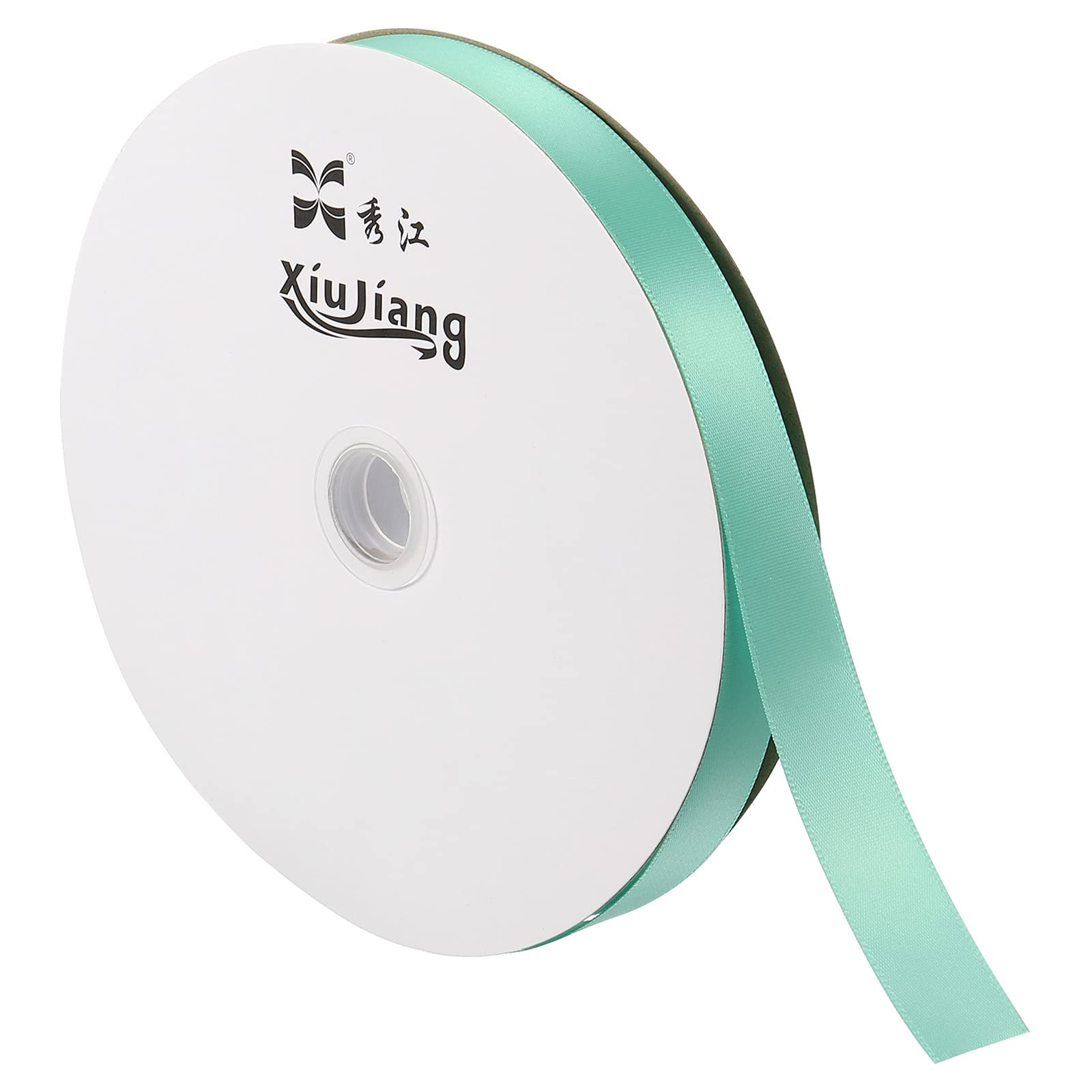 PATIKIL 0.79 Inch Wide 100 Yards Satin Ribbon, Solid Crafts Roll for Party Home DIY Wrapping Decoration Sky Blue