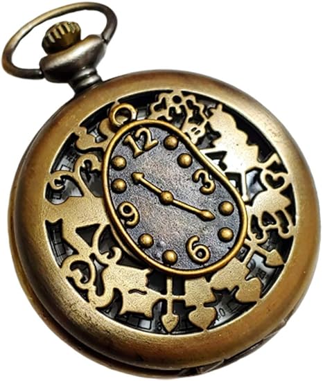 Amazon Co Jp アリス 懐中時計 アンティーク ネックレス ペンダント ウォッチ 個性的 ウサギ クオーツ ポケットウォッチ ホーム キッチン