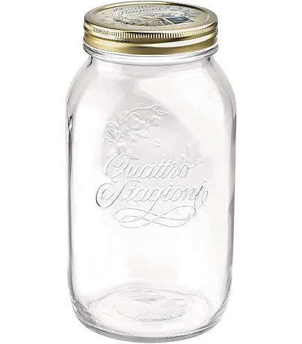 Amazon.com: Bormioli Rocco Quattro Stagioni Jar, 33.75 oz