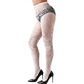 ShawGobow Lace Tights For Women,Floral Patterned Sexy Fishnet Stockings,Sheer Pantyhose Halloween Costume