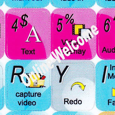 AVS VIDEO EDITOR KEYBOARD STICKER