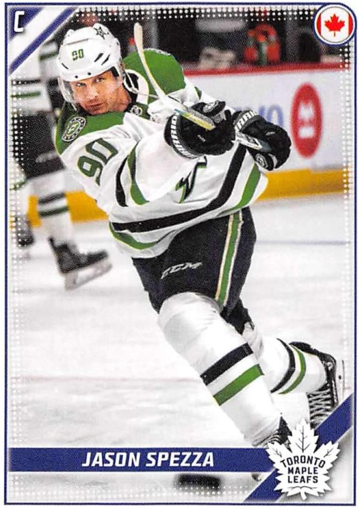 Amazon Com 2019 20 Topps Album Nhl Stickers Hockey 454 Jason Spezza Toronto Maple Leafs Official 1 5 Inch Wide X 2 5 Inch Tall Album Stick Collectibles Fine Art