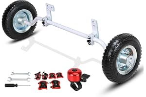 EOPOAYI Dirt Bike Training Wheels Compatible with Most 50cc 49cc Razor MX350 MX400 MX500 MX125 CRF50 XR50 CRF50F PW50 PW80 TTR50 SYX Moto X-pro SSR SX50 SR70 Motorcycle Accessories Parts (White)