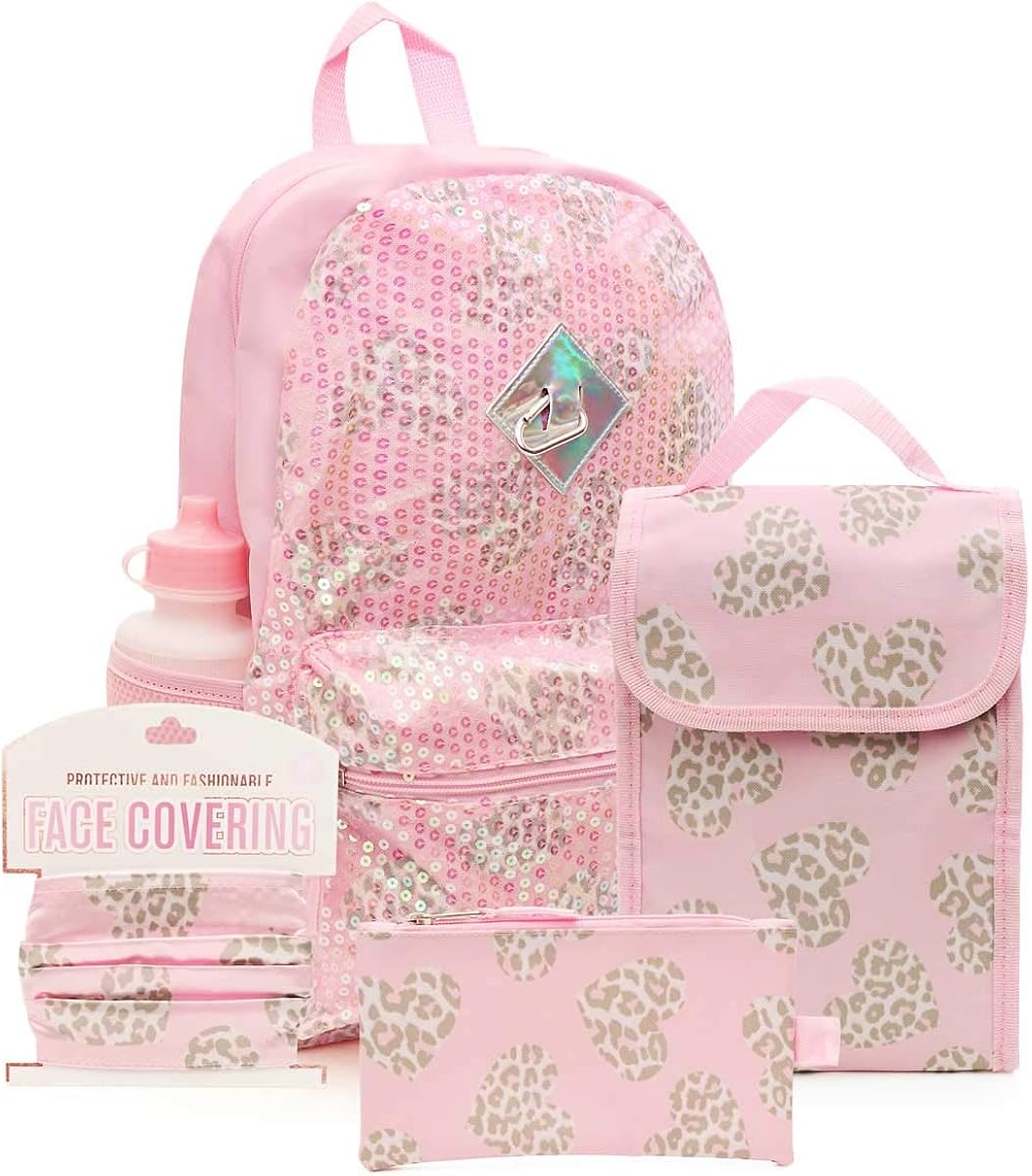 girls leopard backpack