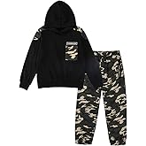 Camo Clothes for Boys Long Sleeve Hoodie and Pants Sets Kids 2 Piece Casual Outfits Sweatsuits