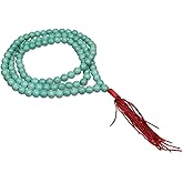 Shamans Market Tibetan Faux Turquoise Prayer Bead Mala - 108 Beads