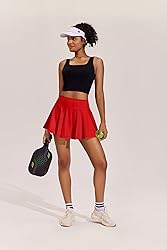 PINSPARK Women Athletic Skirts Tummy Control