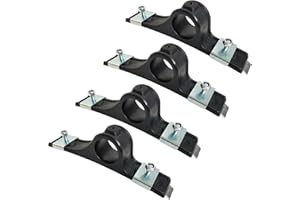 ANAQA 4 Pack 8591005 Fender Hanger Mounting Bracket Assembly Fit for Trailers Dump Flatbed Dual Rear Wheels Trucks 8590195 & 8590245 Poly Fender