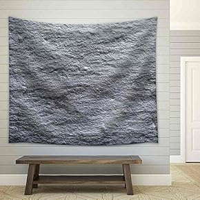 Rough Graphite Background. - Fabric Wall Tapestry Home Decor - 51x60 inches