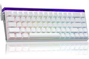 AULA Hero 68 HE 60% Gaming Keyboard Wired, Hall Effect Magnetic Switch Keyboard with Adjustable Actuation, Fast Trigger Mode, 8K Hz Polling Rate, 0.125ms Latency,Side Printed PBT Keycaps, RGB Backlit