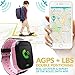 Kids GPS Tracker Watch for Boys Girls - Smart Wrist Watch with GPS Location SOS Digital Watch Camera Flashlight Games for Children Compatible with iPhone/Android Kids Smartwatch