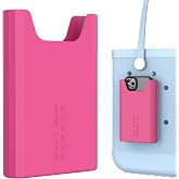 OUTXE Silicone Phone Holder Insert Accessories for Bogg Bags Beach Tote | Phone Case Holder Compatible with All Bogg Bags, Haute Pink Cell Phone Insert for Simple Modern Beach Bag