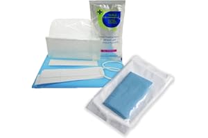 MENURSY Ultrasound Probe Cover, Transducer Disposable Clear Latex-Free Sterile Protector, 5" x 48", Packaging Individual, 50 Pcs