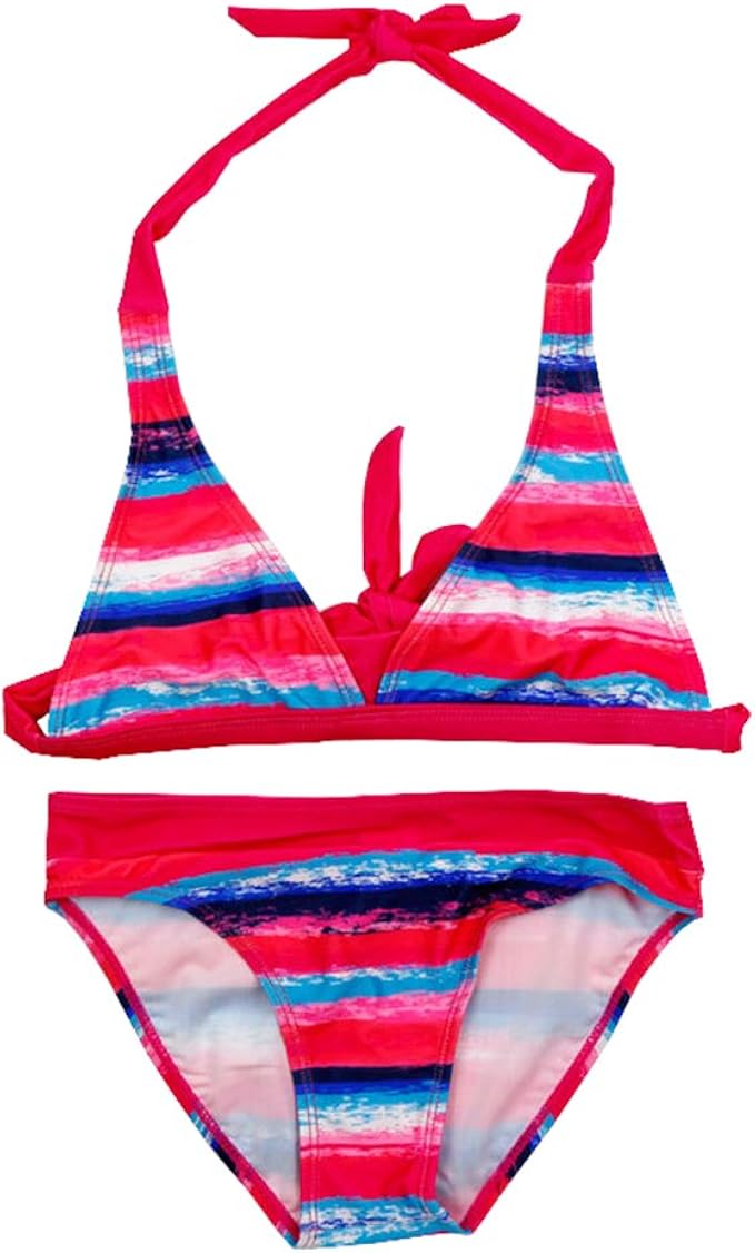 OMSLIFE OMSLIFE Bikini Kinder Mädchen Bikini Tankini Streifen Set Baby
