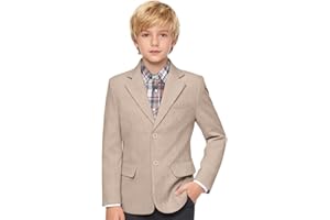 SAILIINY Boys Blazer Suit Sport Coat Formal School Wear Slim Fit Casual Jacket for Kids