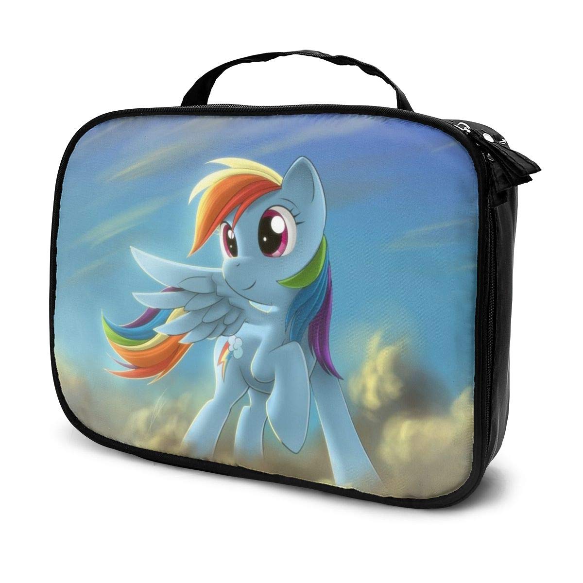 Professional Travel My Little Po-Ny Makeup Bag Large Capacity Zipper Cosmetic Bag Cosmetics Makeup Brushes Travel Accessories